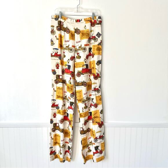 Vintage Handmade Model T Ford Stanley Old Car Pants size large Pontiac Auto - Picture 5 of 7